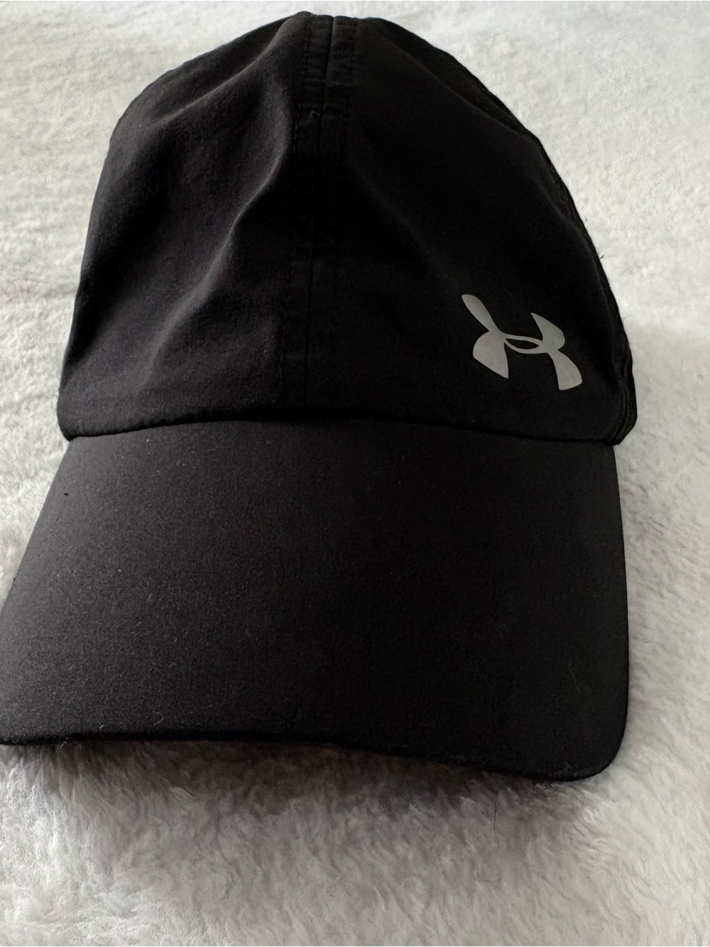 Under Armour Black Hat with Silver Logo